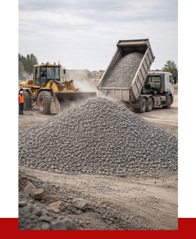 Купить щебень с доставкой в Рубцовске от 2528 руб. | ПРОНЕРУДРбц