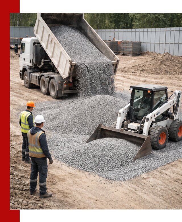 Доставка и продажа гранитного щебня фракции 0-5 в Рубцовске