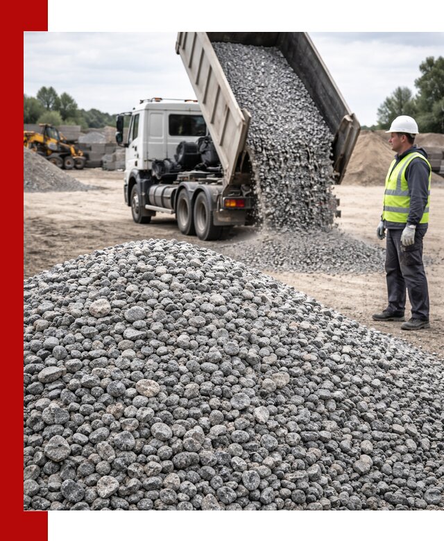 Доставка и продажа гранитного щебня фракции 5-20 в Рубцовске