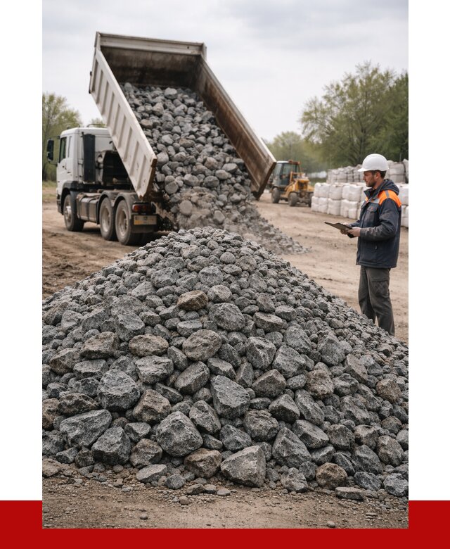 Гранитный щебень фракция 100-200 в Рубцовске от 4247 р. ПРОНЕРУДРбц