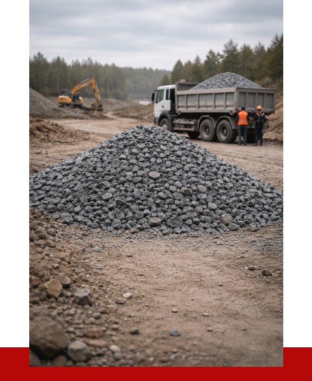 Щебень габбро диабаз фракция 40-70 в Рубцовске от 2225 р-ПРОНЕРУДРбц