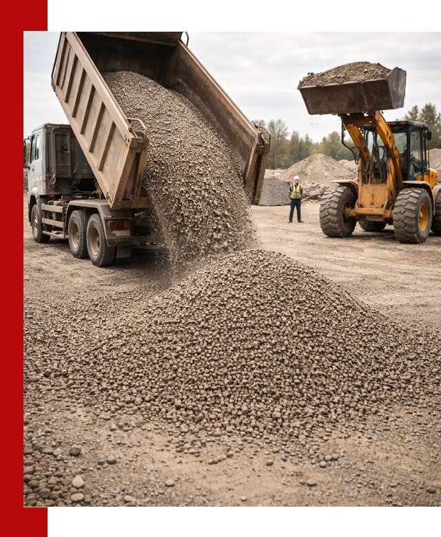 Гравийный щебень фракция 3–10 с доставкой в Рубцовске