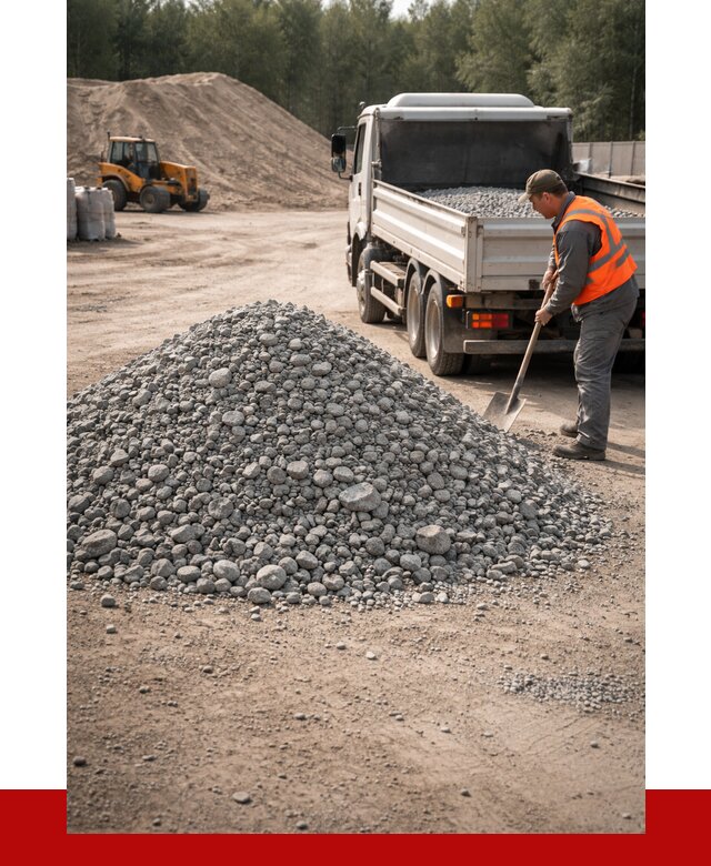 Гравийный щебень фракция 5-10 в Рубцовске от 2225 р. | ПРОНЕРУДРбц