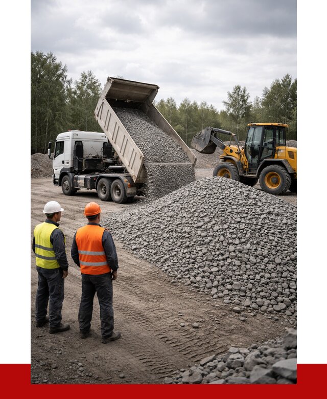 Гравийный щебень фракция 40-70 в Рубцовске от 9607р | ПРОНЕРУДРбц