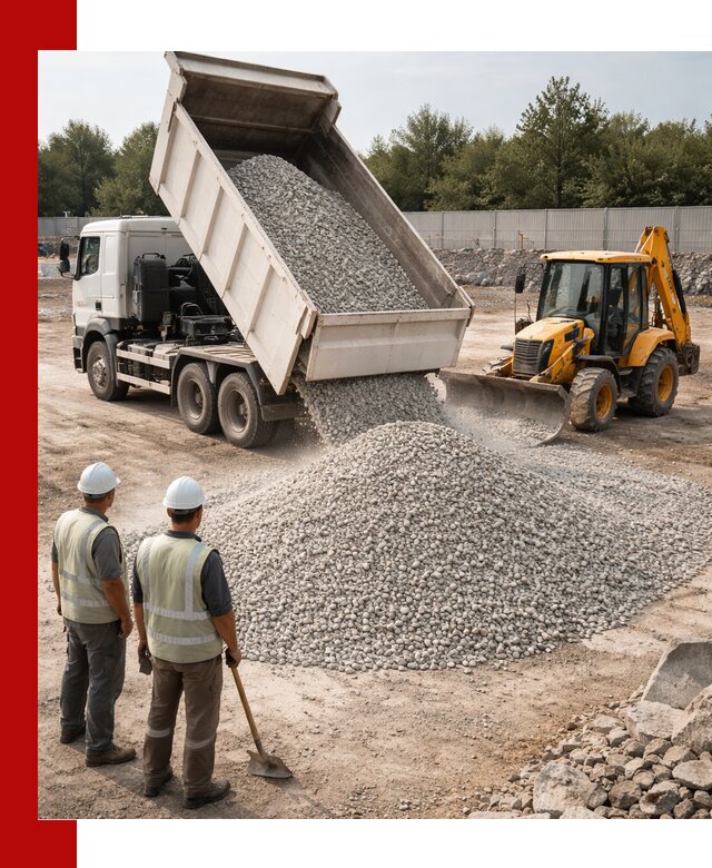 Купить известняковый щебень фракции 5–10 мм с доставкой в Рубцовске
