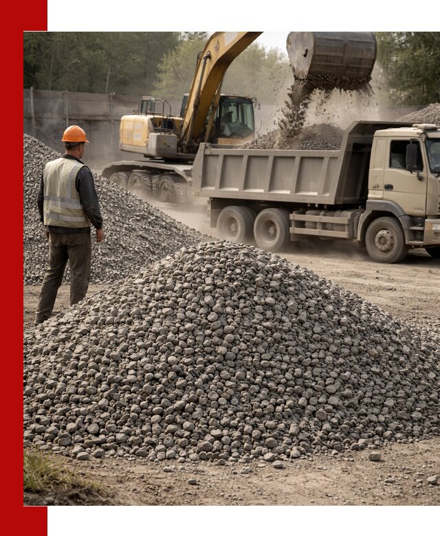 Шлаковый щебень фракция 5-20 с доставкой в Рубцовске