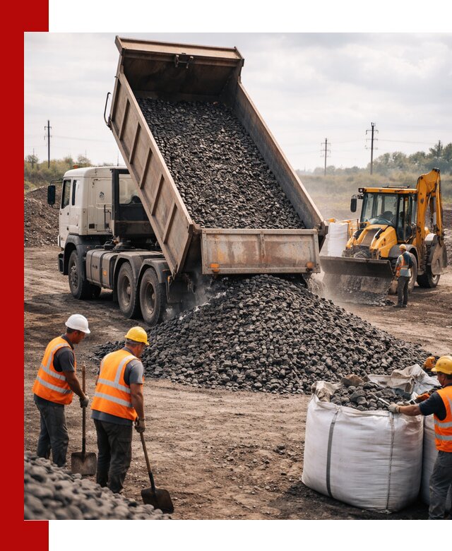 Шлаковый щебень фракция 40-70 с доставкой в Рубцовске