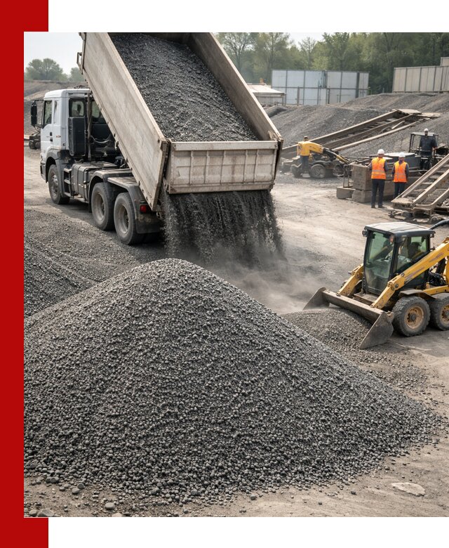 Вторичный щебень фракция 0–5 с доставкой в Рубцовске