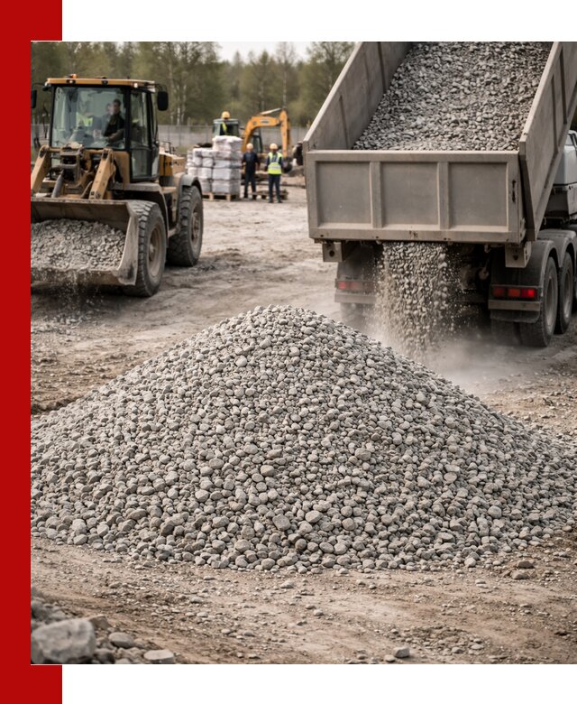 Вторичный щебень фракции 5-20 в Рубцовске — доставка и продажа крупнотоннажно