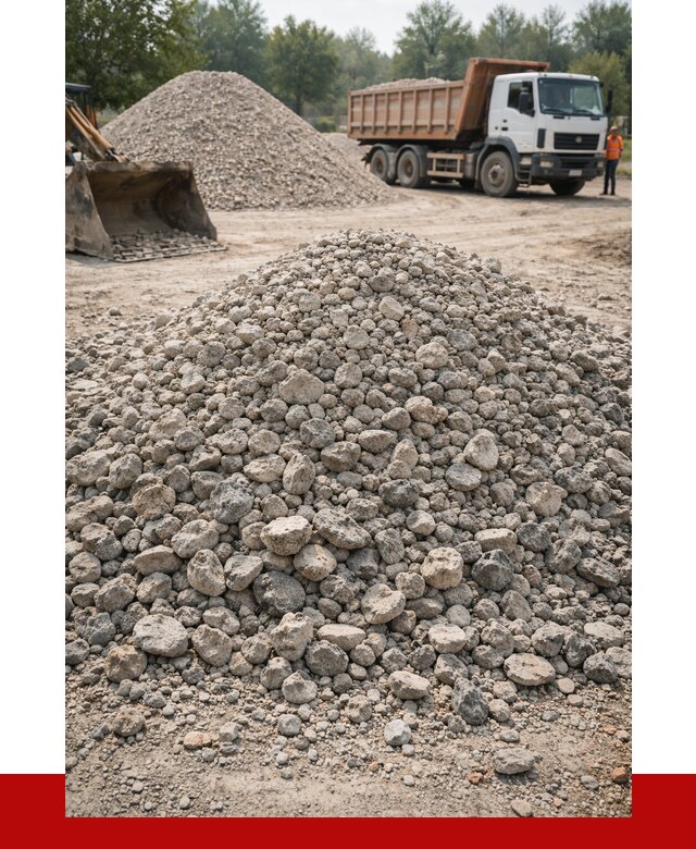 Вторичный щебень фракция 20-40 в Рубцовске от 2225 р ПРОНЕРУДРбц