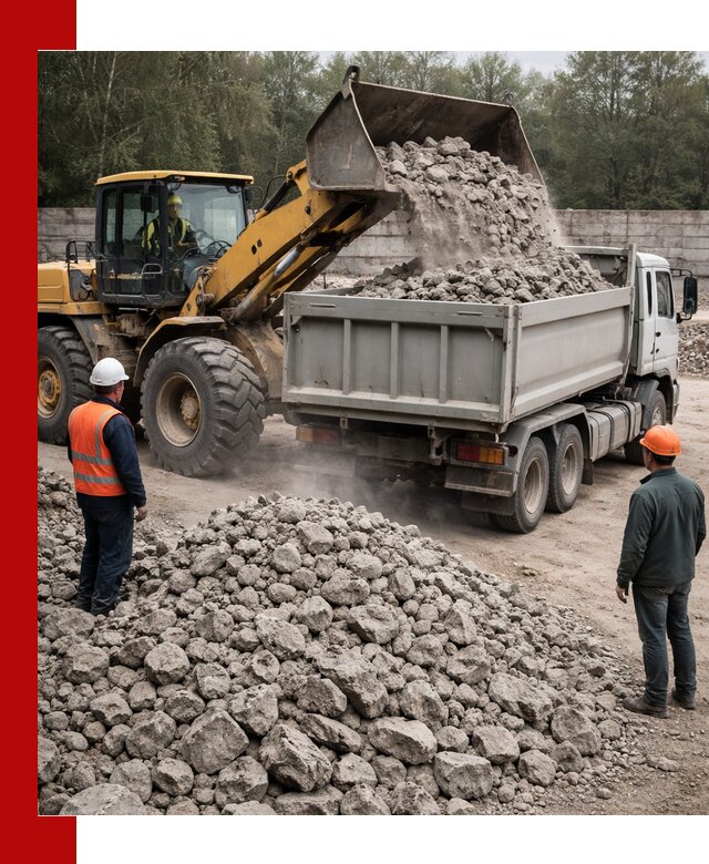 Вторичный щебень фракция 70–150 в Рубцовске с доставкой