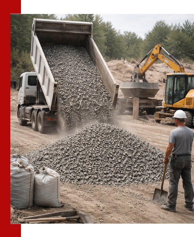 Доставка и продажа бетонного щебня в Рубцовске