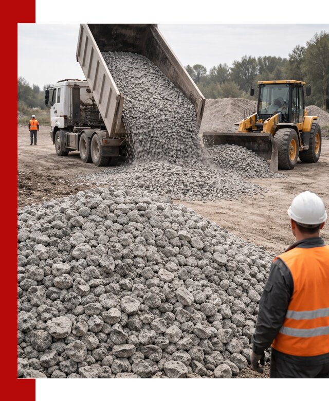 Доставка бетонного щебня фракции 20-40 в Рубцовске