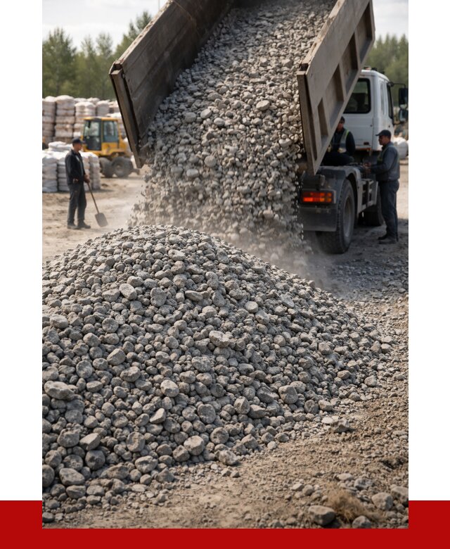 Бетонный щебень фракция 40-70 в Рубцовске от 1820 р. ПРОНЕРУДРбц