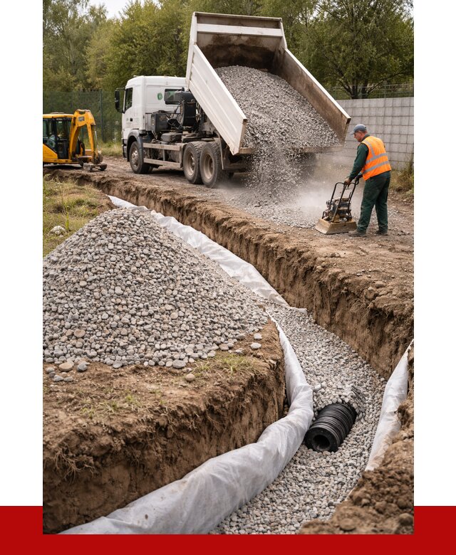 Щебень для дренажа в Рубцовске от 1871 р., ПРОНЕРУДРбц доставка