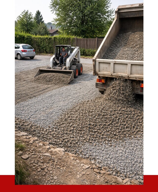 Щебень для парковки в Рубцовске с доставкой от 1214 р.| ПРОНЕРУДРбц