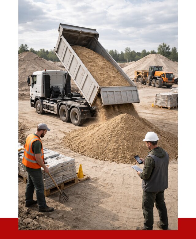 Карьерный песок с доставкой в Рубцовске от 3641 р. ПРОНЕРУДРбц