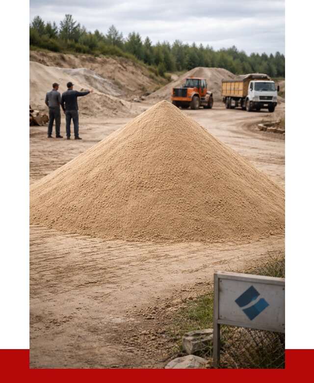 Карьерный песок навалом в Рубцовске от 1820 р. | ПРОНЕРУДРбц