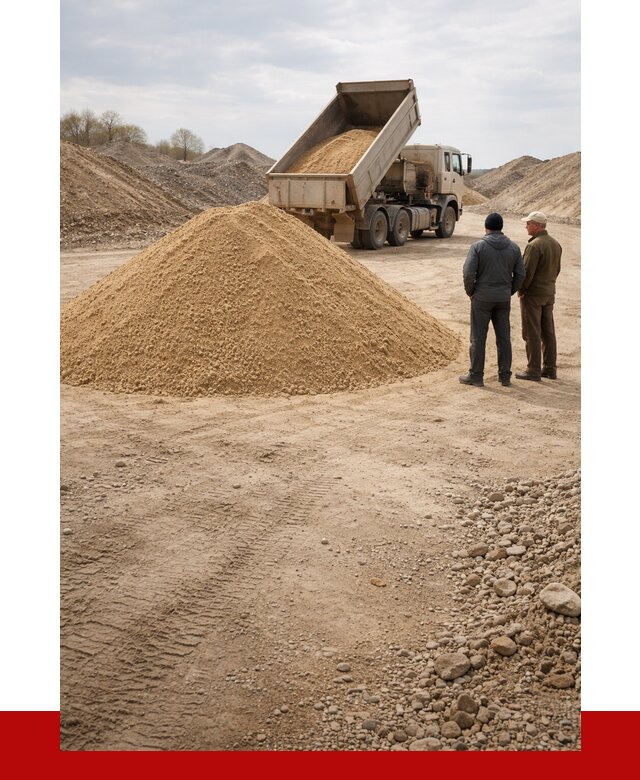 Карьерный песок крупнозернистый в Рубцовске от 8596 р | ПРОНЕРУДРбц