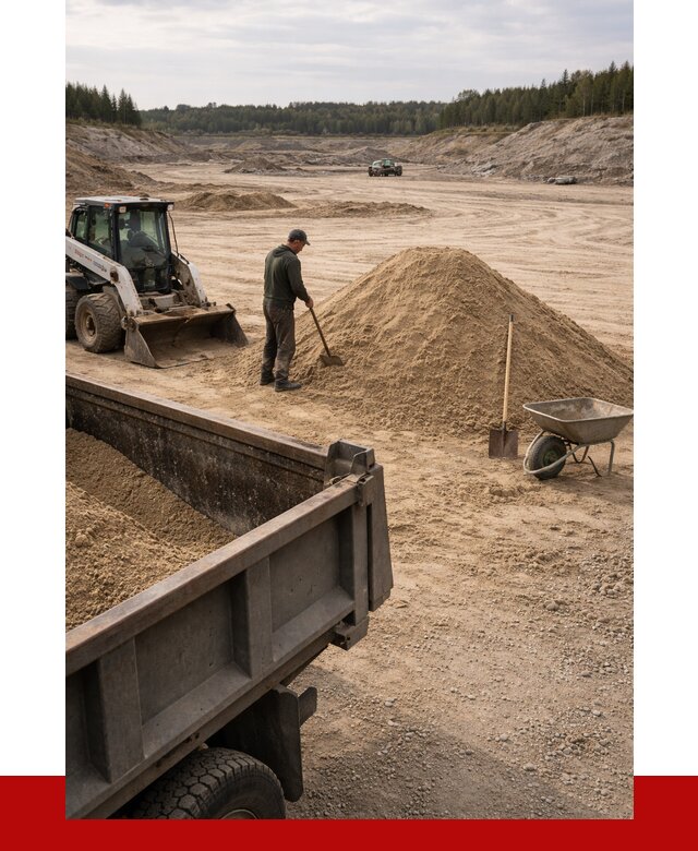 Карьерный песок среднезернистый в Рубцовске, от 2225 р. ПРОНЕРУДРбц