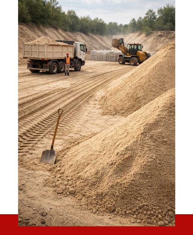 Карьерный песок мелкозернистый в Рубцовске от 9102 р. | ПРОНЕРУДРбц