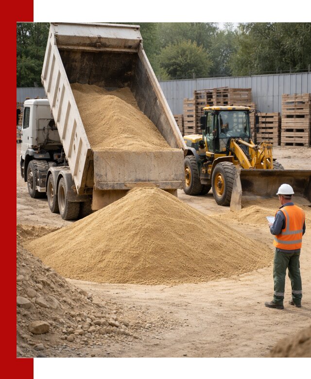 Доставка карьерного мелкозернистого песка в Рубцовске