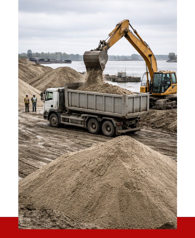 Купить речной песок навалом в Рубцовске от 1820 р., ПРОНЕРУДРбц