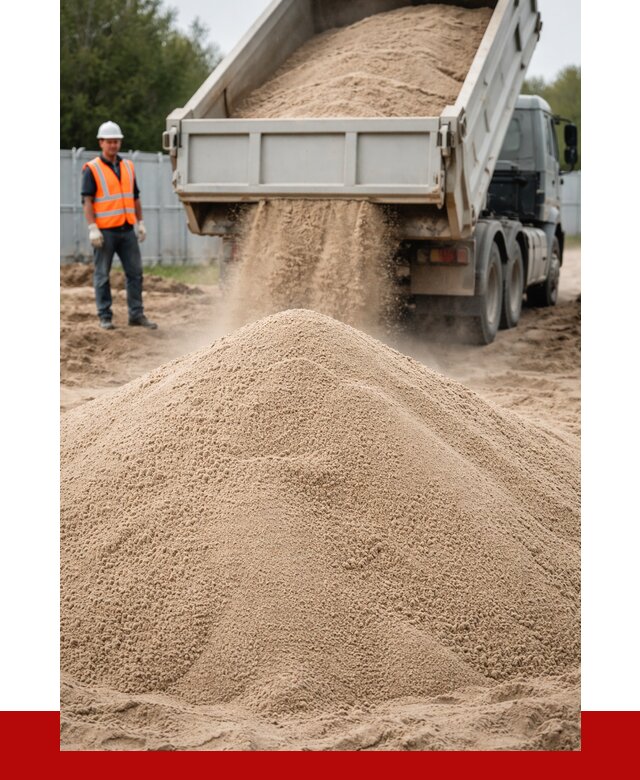 Купить сеяный песок с доставкой в Рубцовске от 2225 р ПРОНЕРУДРбц