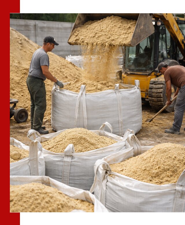 Поставка качественного песка для кладки в Рубцовске