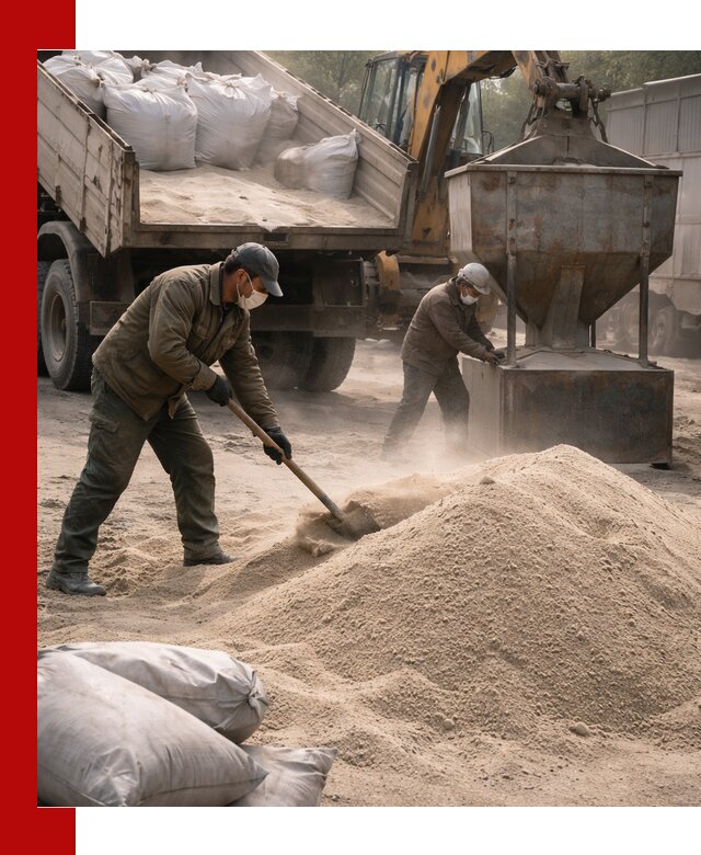 Кварцевый песок для пескоструя в Рубцовске — доставка и качество