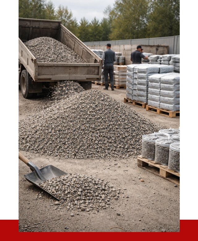 Гравий фракция 5-20 в Рубцовске купить от 2326 р. ПРОНЕРУДРбц