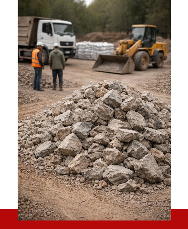 Купить бутовый камень с доставкой в Рубцовске от 2326 р. | ПРОНЕРУДРбц