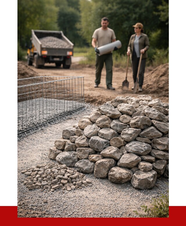 Камень для габионов фракция 100-200 в Рубцовске от 4854 р. | ПРОНЕРУДРбц