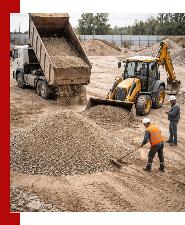 Поставка и доставка ПГС С4 в мешках и самосвалах в Рубцовске