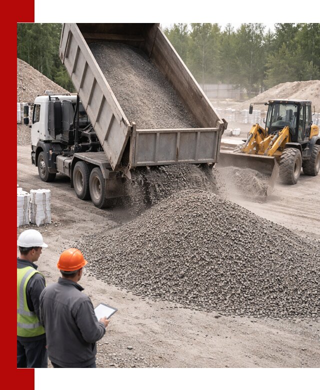 Доставка и продажа гранитного отсева 0-10 в Рубцовске