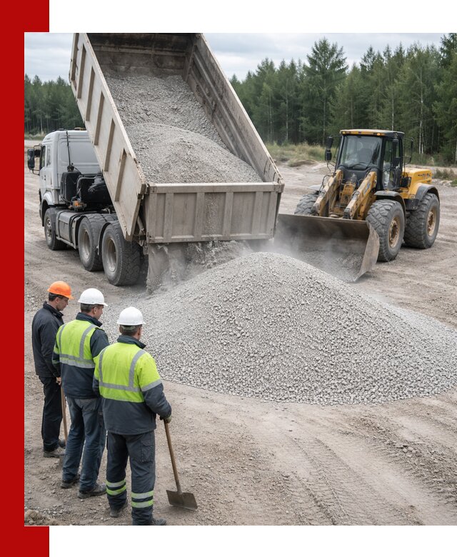 Известняковый отсев 0-5 доставка в Рубцовске быстро и выгодно