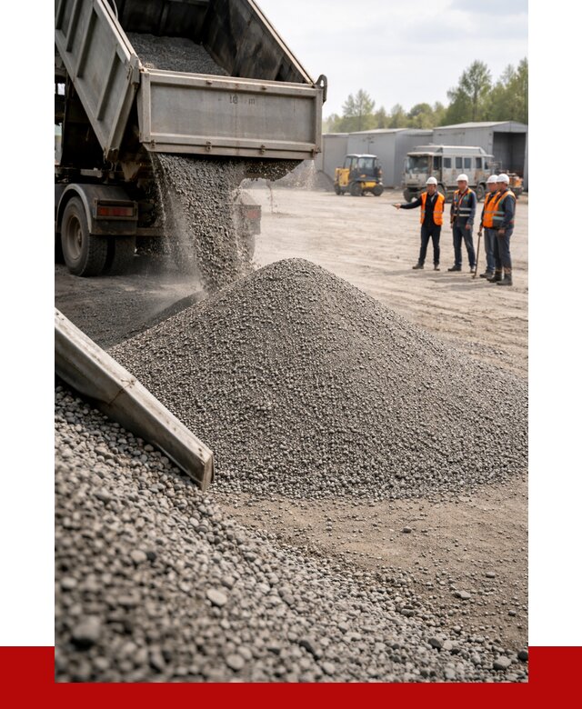 Гравийный отсев 0-5 в Рубцовске от 1214 р. с доставкой | ПРОНЕРУДРбц