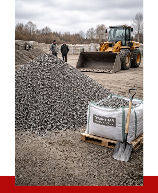 Купить гранитную крошку в Рубцовске от 4854 р. с доставкой | ПРОНЕРУДРбц