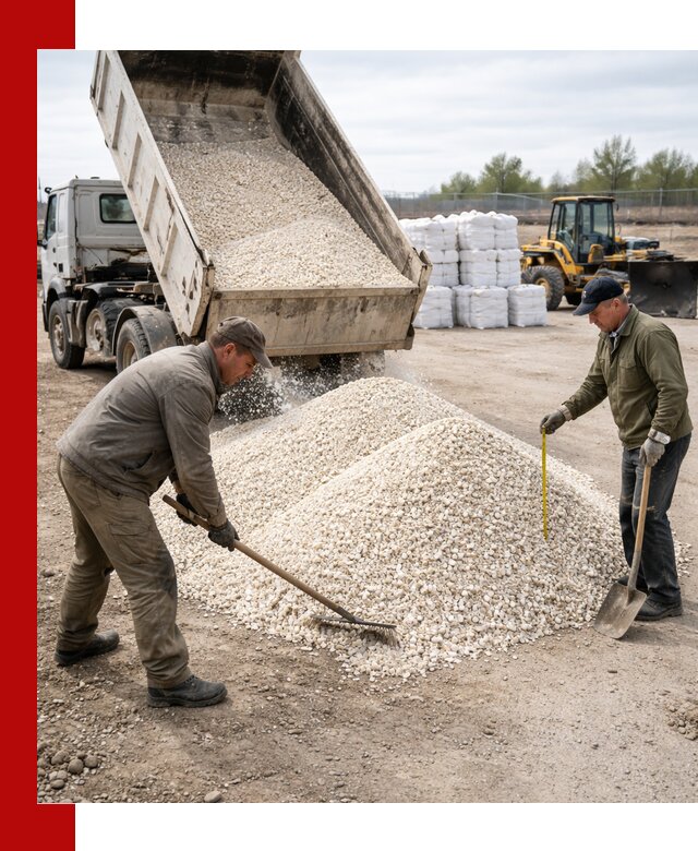 Мраморная крошка с доставкой и разгрузкой в Рубцовске