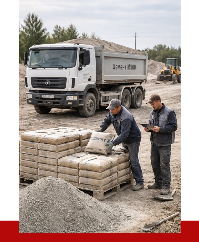 Купить цемент м500 с доставкой в Рубцовске от 5259 р. | ПРОНЕРУДРбц