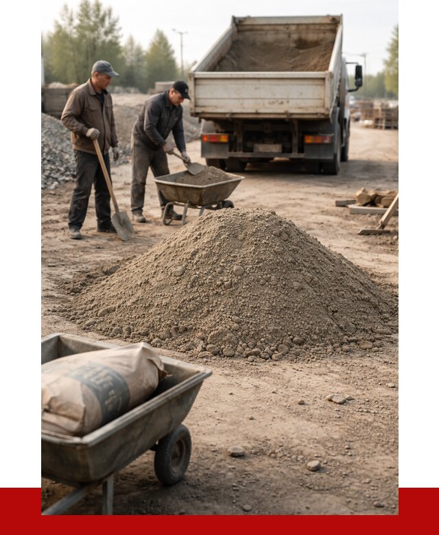 Цементно-песчаная смесь М150 в Рубцовске от 4753 р. | ПРОНЕРУДРбц