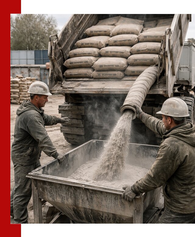 Доставка цемента М400 в Рубцовске оптом и в розницу