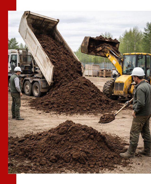 Доставка торфа оптом и в мешках в Рубцовске