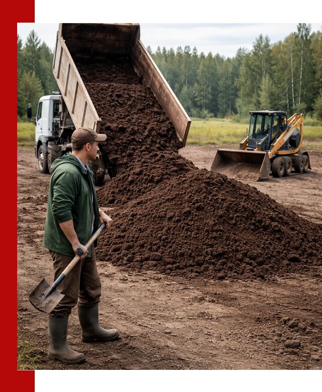 Купить верховой торф с доставкой в Рубцовске для садоводства и растений