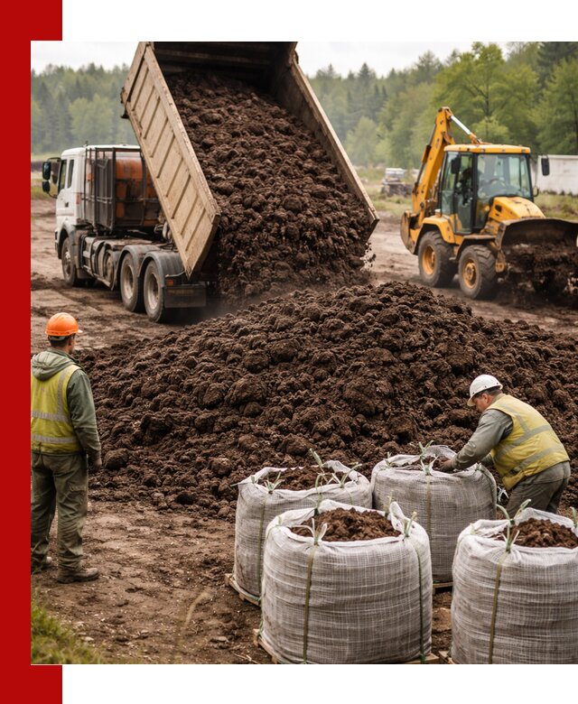 Доставка нейтрального торфа в Рубцовске оптом и в розницу