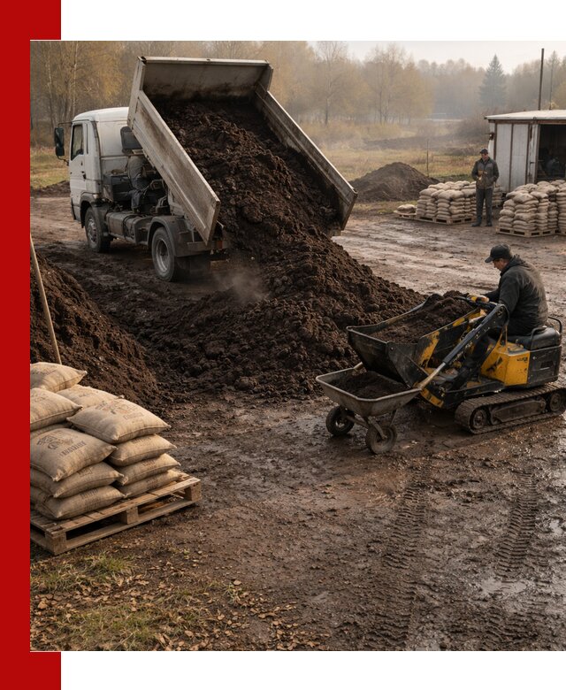 Кислый торф в доставке по выгодным ценам в Рубцовске