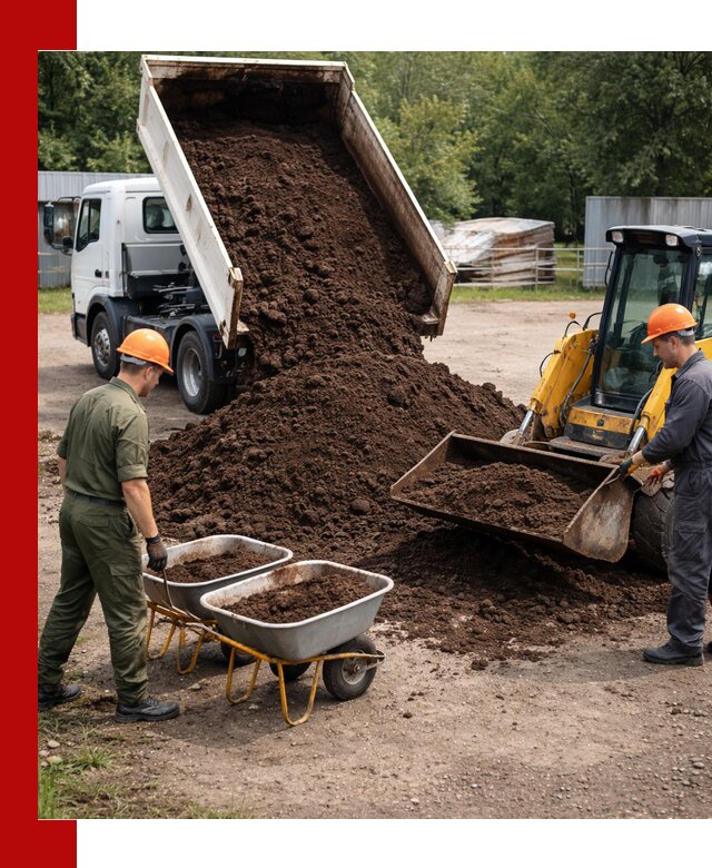 Доставка торфо-земляной смеси в Рубцовске для огорода и ландшафта