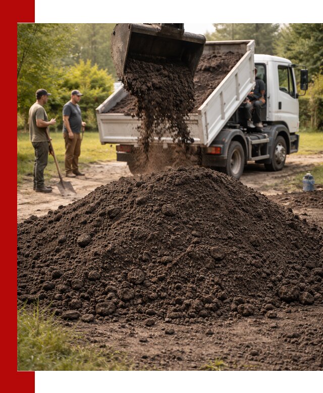 Доставка и продажа чернозема в Рубцовске оптом и в розницу