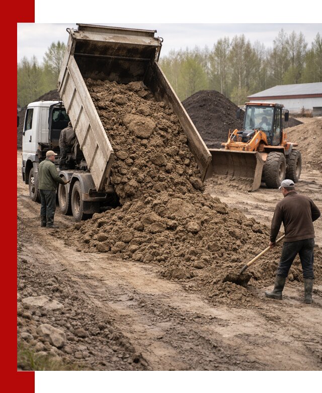 Доставка глин и суглинков в Рубцовске оптом и вкрай