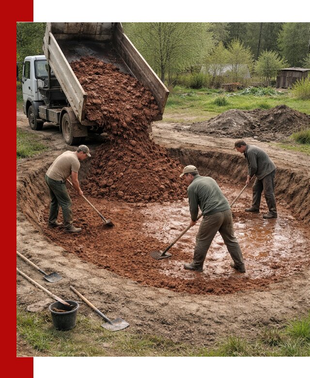 Купить качественную глину для пруда в Рубцовске